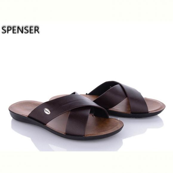 Шлепанцы Spencer 3404 коричневий
