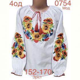 Вышиванка Надийка ND865-0754 white