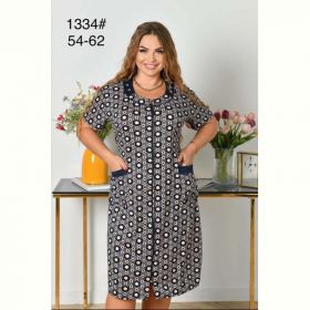Халат Brilliant 1334 navy-beige Халат Brilliant 1334 navy-beige