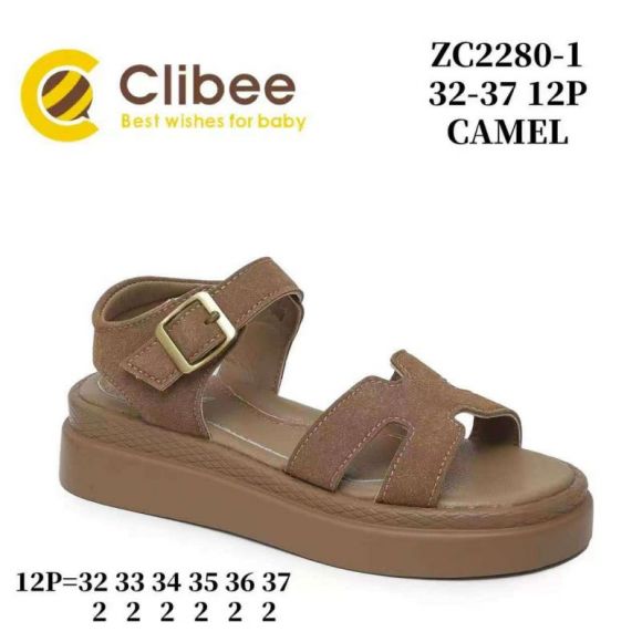 Босоножки Clibee Ber-ZC2280-1 Camel Босоножки Clibee Ber-ZC2280-1 Camel