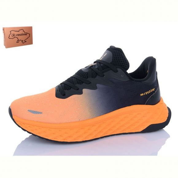 Кроссовки Restime CML25516 orange-black Кроссовки Restime CML25516 orange-black