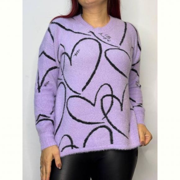 Свитер Kosta 12597 lilac Свитер Kosta 12597 lilac