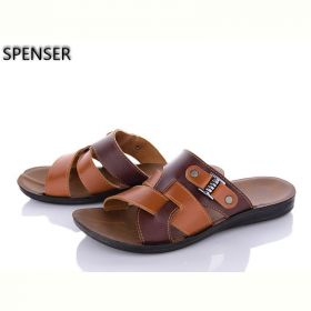 Шлепанцы Spencer 10575 коричневий