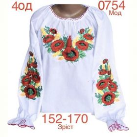 Вышиванка Надийка ND864-0754 white