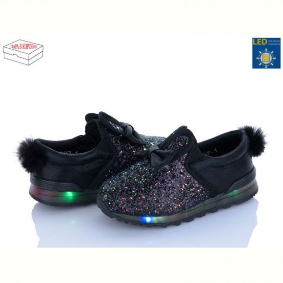 Кроссовки Bona LD07-1 black