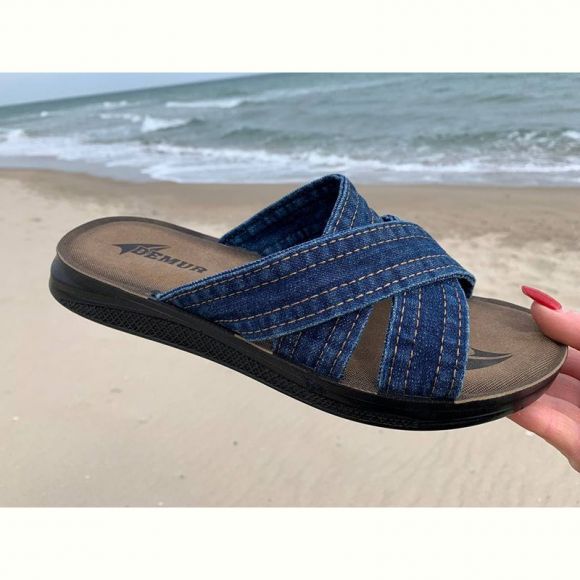 Шлепанцы Malibu MKB6105-1 blue Шлепанцы Malibu MKB6105-1 blue