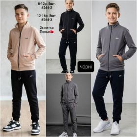 Костюм спорт AMZ 264-3 grey-black