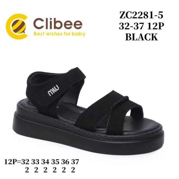 Босоножки Clibee Ber-ZC2281-5 Black