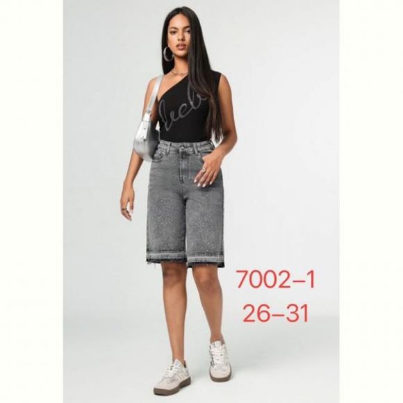 Шорты NewJeans 7002-1 l.grey