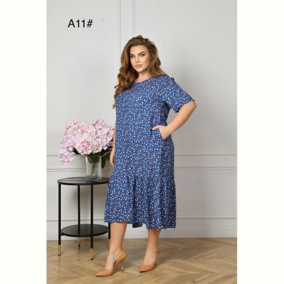 Платье Romeo life A11 blue Платье Romeo life A11 blue