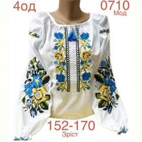 Вышиванка Надийка ND863-0710 white