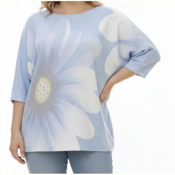 Свитер Elena&Vika 26127 l.blue Свитер Elena&Vika 26127 l.blue