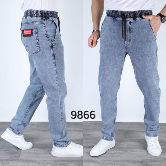 Джинсы God Baron 9866 l.blue