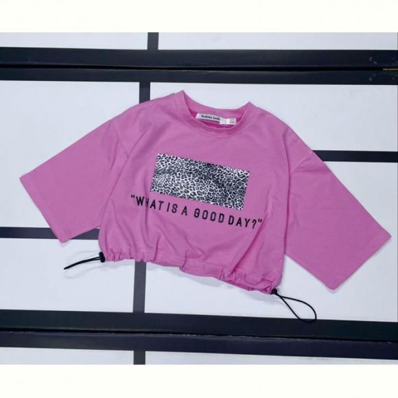 Топ Kosmy 522 pink-black Топ Kosmy 522 pink-black