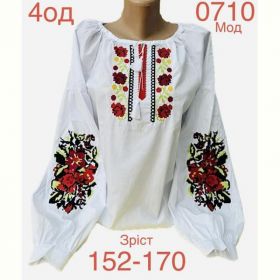 Вышиванка Надийка ND862-0710 white