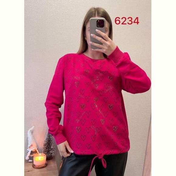 Свитер FSN 6234 crimson