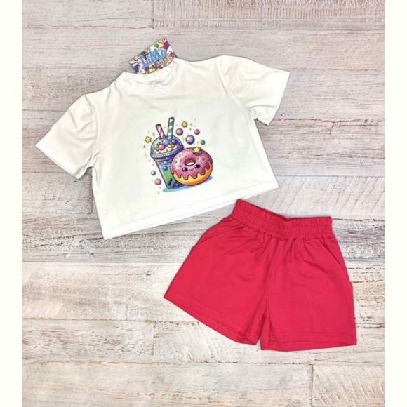 Костюм LiMa kids 2514 white-crimson Костюм LiMa kids 2514 white-crimson