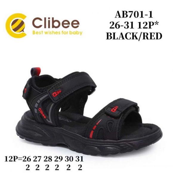 Босоножки Clibee ApL-AB701-1 Black-Red