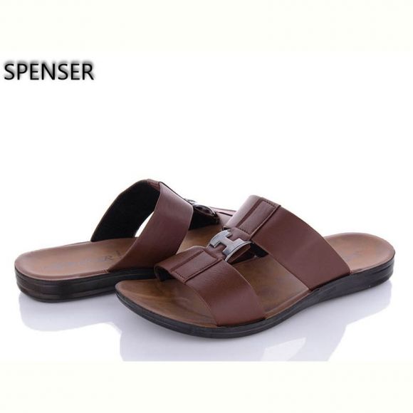 Шлепанцы Spencer 10348 коричневий