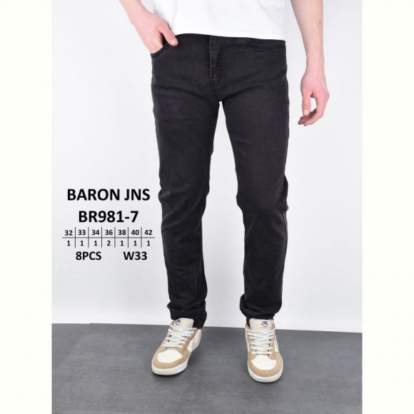 Джинсы God Baron BR981-7 black