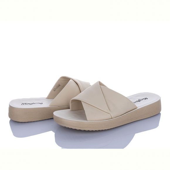 Шлепанцы Minghong 7719 beige