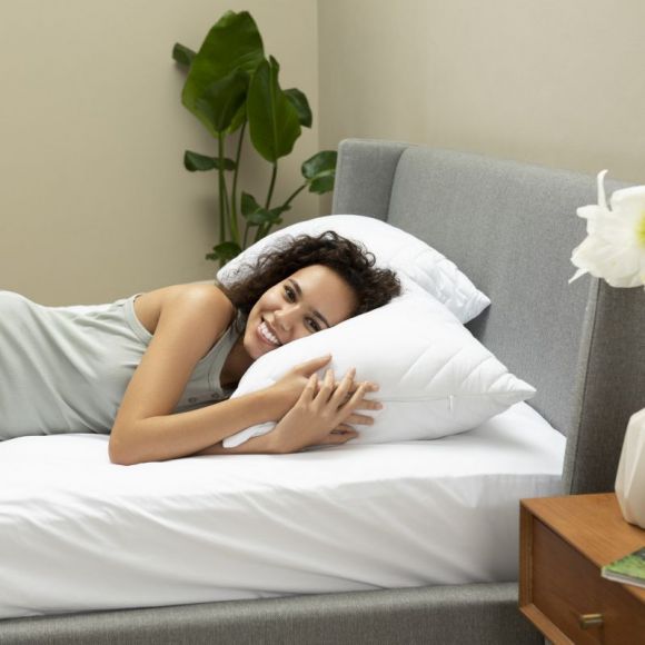 Подушка для сна 50х70 см NORDIC COMFORT+ IDEIA антиаллергенная холлофайбер чехол с молнией белая Подушка для сна 50х70 см NORDIC COMFORT+ IDEIA антиаллергенная холлофайбер чехол с молнией белая