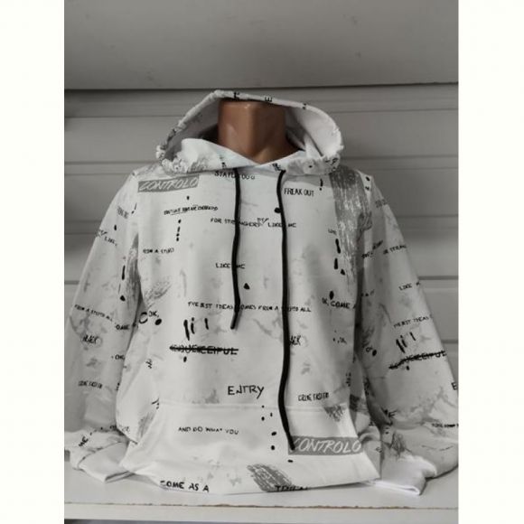 Худи Panda 1474 white Худи Panda 1474 white