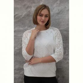 Свитер Julia JL866 white Свитер Julia JL866 white
