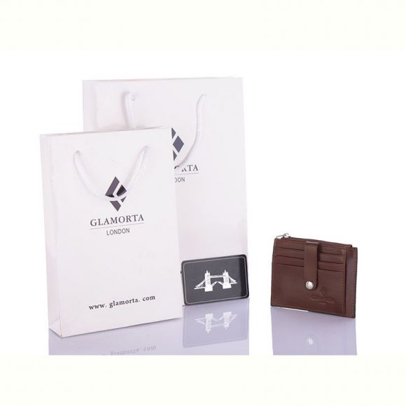 Визитница Glamorta B019-702 brown