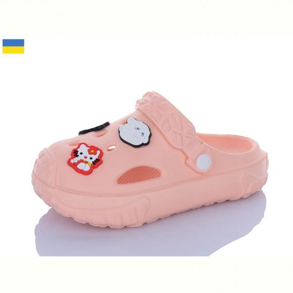 Кроксы Verta ML3001 персиковий