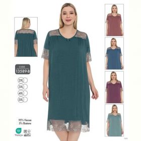 Ночнушка Cotpark 13589B brown