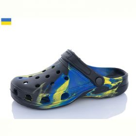 Кроксы Cross SV18 папуга-чор-жовтий Кроксы Cross SV18 папуга-чор-жовтий