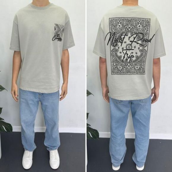 Футболка i8denim 90583-0 grey