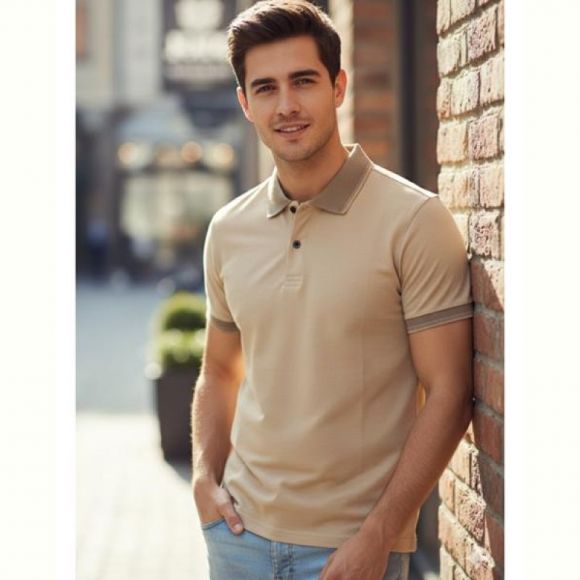 Футболка Style M.Clothes SM127 beige Футболка Style M.Clothes SM127 beige