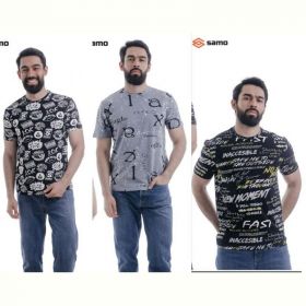 Футболка Samo 5488-6 black-white