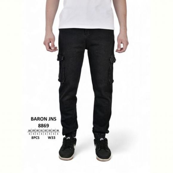 Джинсы Baron Jeans 8869 black Джинсы Baron Jeans 8869 black