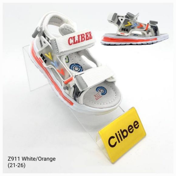 Босоножки Clibee Apa-Z911 white-orange