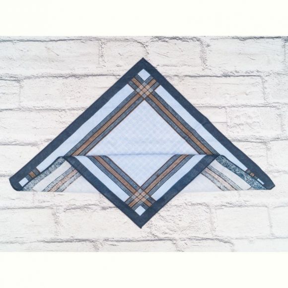 Носовой платок Shawls P55 l.blue узбек