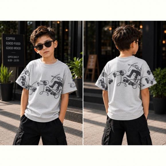 Футболка Major 3716 l.grey Футболка Major 3716 l.grey