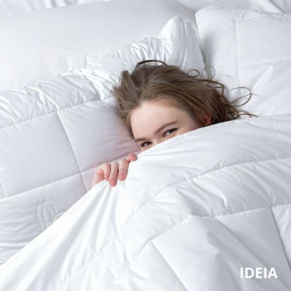 Подушка для сна 70х70 см Air Dream Premium IDEIA два чехла с молнией белая антиаллергенная хлопок перкаль Подушка для сна 70х70 см Air Dream Premium IDEIA два чехла с молнией белая антиаллергенная хлопок перкаль