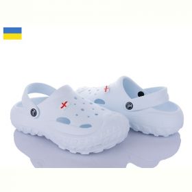 Кроксы Jose Amorales Крокси Ж124-058 білий
