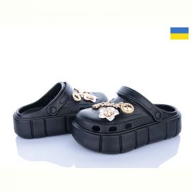 Кроксы Progress 152-2-8 чорний