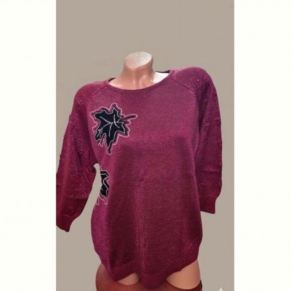 Свитер Julia JL1021 wine