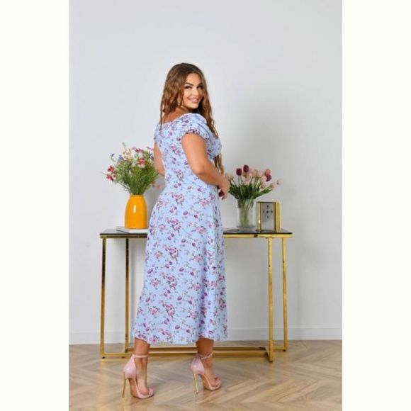 Платье Arina 2465-1 l.blue Платье Arina 2465-1 l.blue