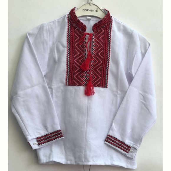 Вышиванка Кузя 029 white Вышиванка Кузя 029 white