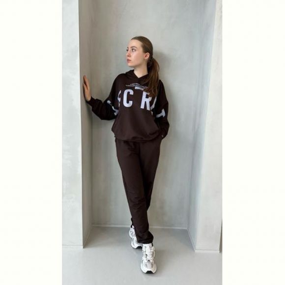 Костюм спорт Annet AZ0162 brown