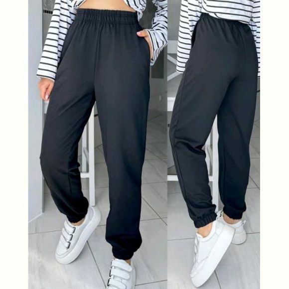 Штаны спорт Sport style 10023 black