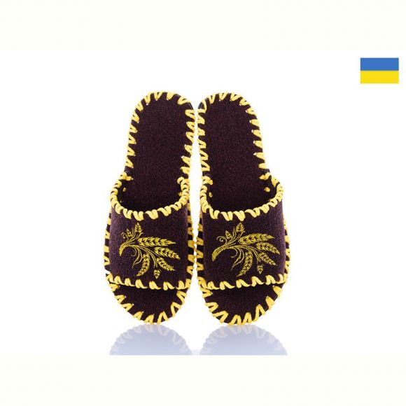 Тапочки Vends 248W бордовий
