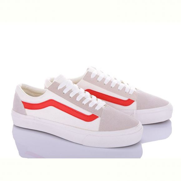 Кеды Wonex S5-A801 white-red