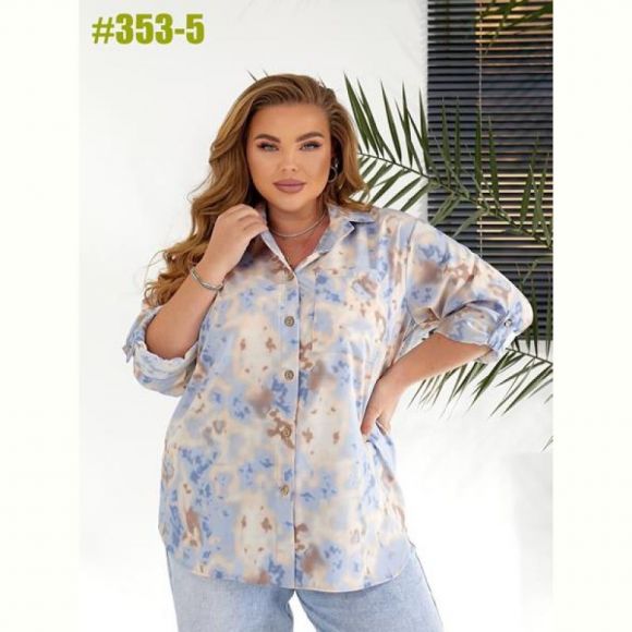 Рубашка BAT 353-5 l.blue